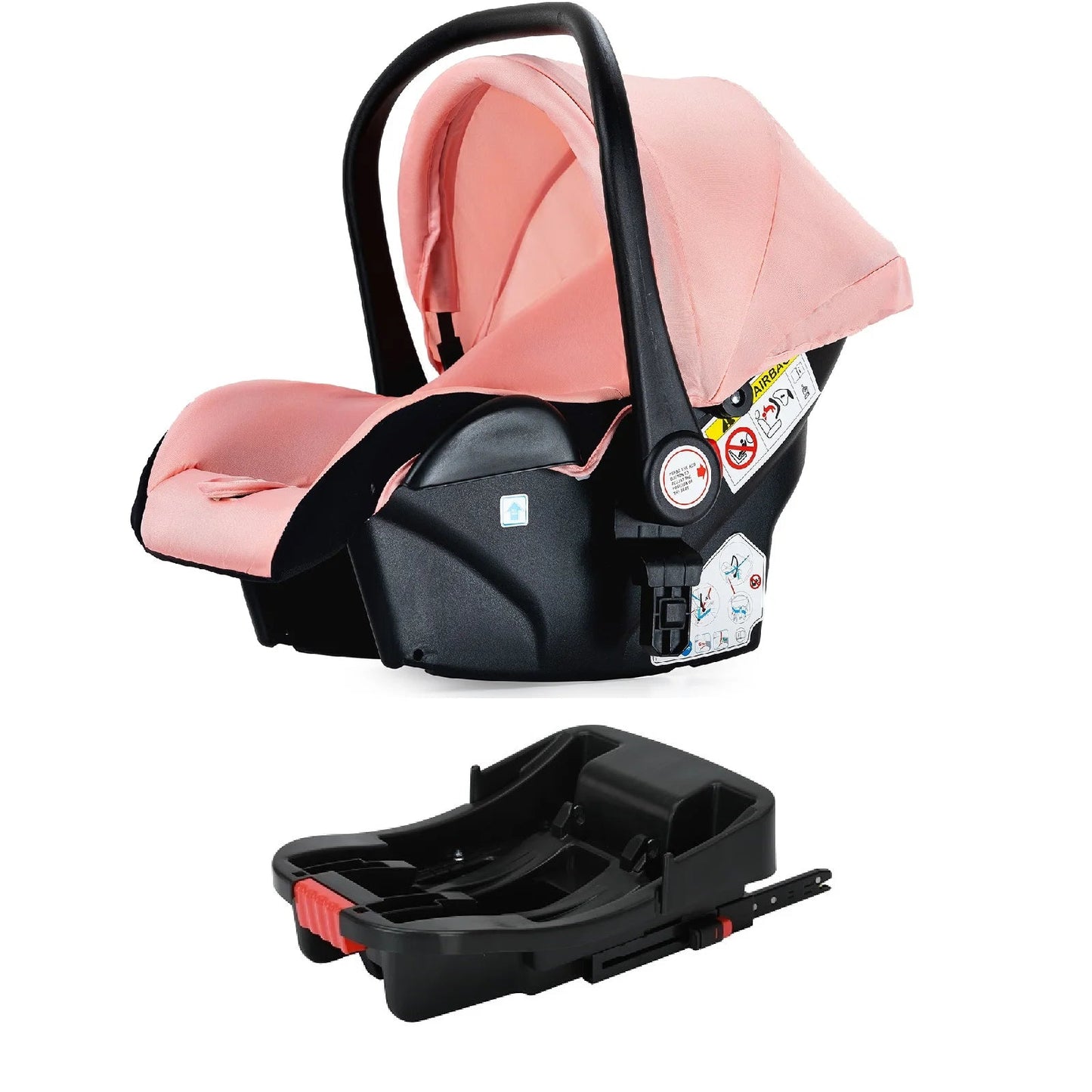 MildlyMama - 3 - in - 1 Baby Stroller Travel System with Isofix Car Seat Base – Foldable, Reversible & Safe for Newborns to Toddlers Baby Strollers & Accessories