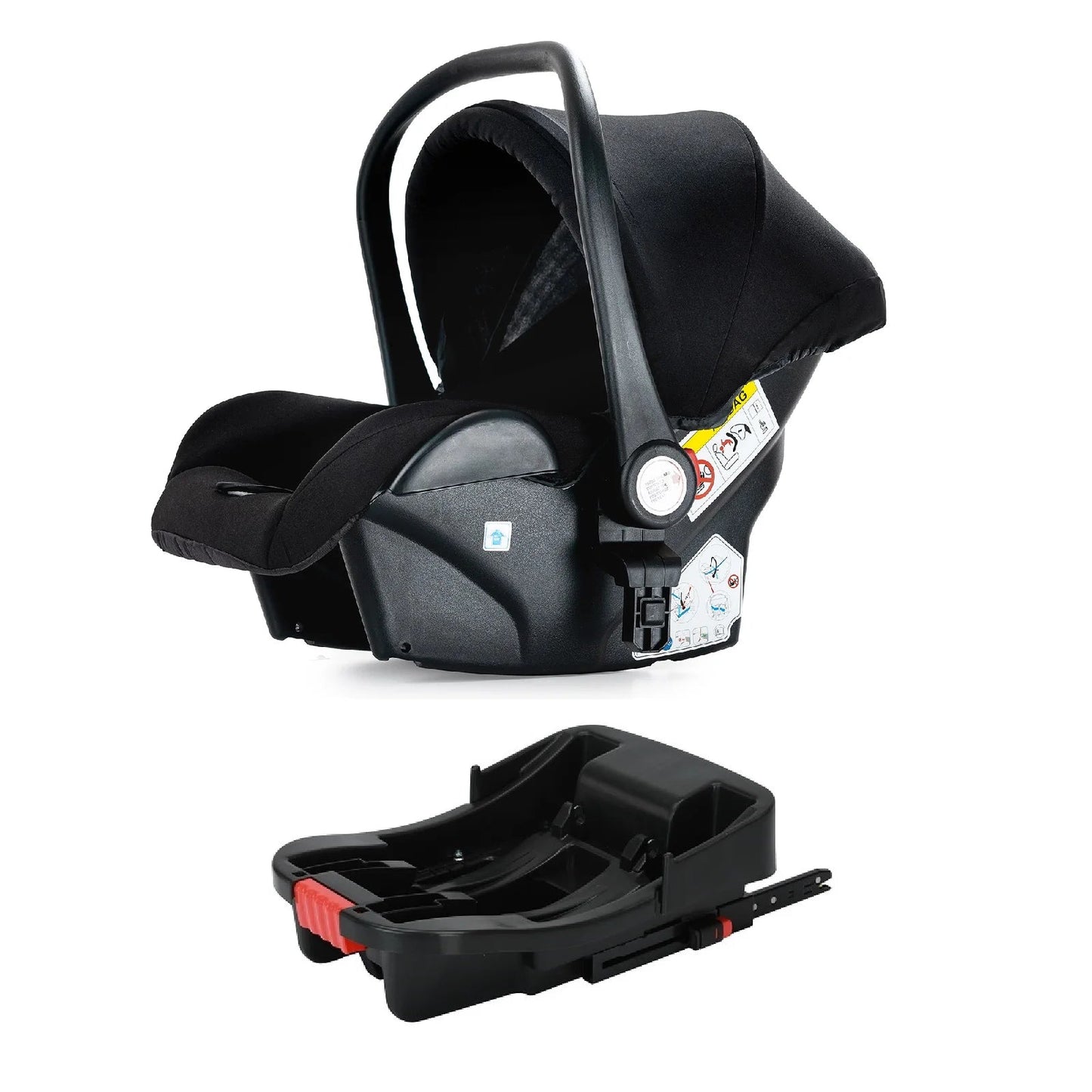 MildlyMama - 3 - in - 1 Baby Stroller Travel System with Isofix Car Seat Base – Foldable, Reversible & Safe for Newborns to Toddlers Baby Strollers & Accessories