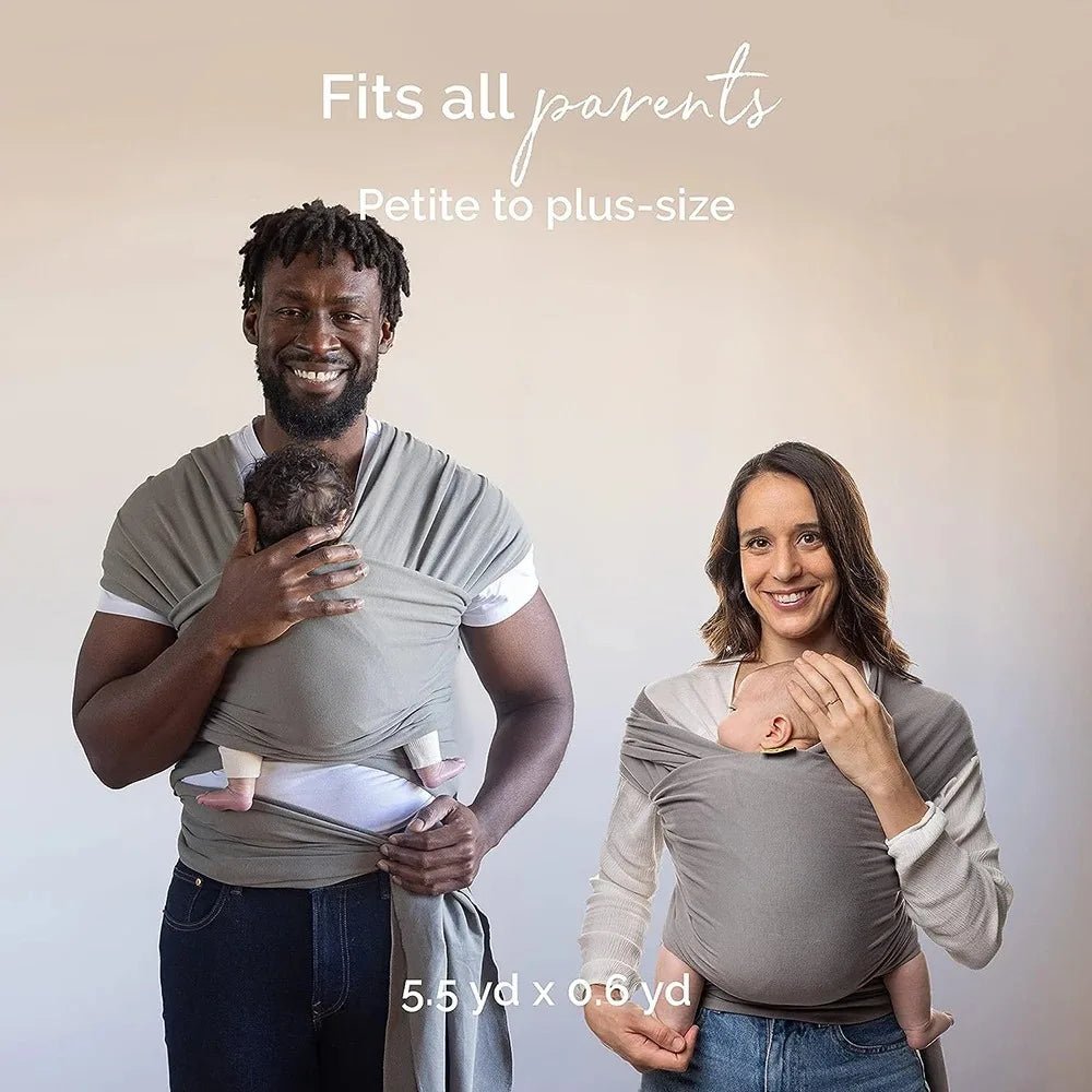 MildlyMama - 4 - in - 1 Cotton Baby Carrier Wrap for Newborns to Toddlers – Soft and Comfortable Sling for Hands - Free Parenting (0 - 36 Months) Baby Carriers