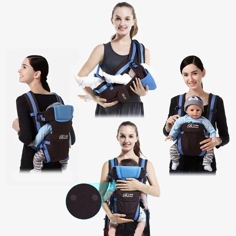 MildlyMama - Best Baby Carrier for Hands - Free Bonding – Soft Cotton Blend, Adjustable Fit, Lightweight and Travel - Friendly Baby Carriers