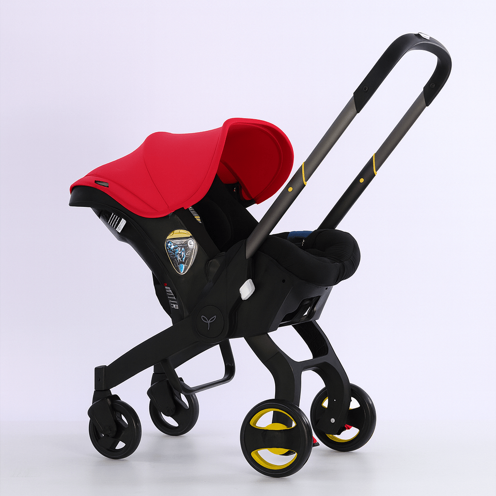 MildlyMama - Convertible Nitro Black Car Seat & Stroller – Converts from Car Seat to Stroller in Seconds - Inspired by Doona’s Design Baby Strollers