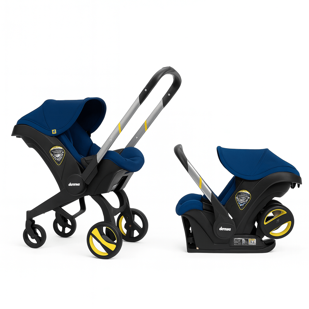 MildlyMama - Doona Nitro Black Car Seat & Stroller – All - in - One Infant Travel System, Converts from Car Seat to Stroller in Seconds Baby Strollers