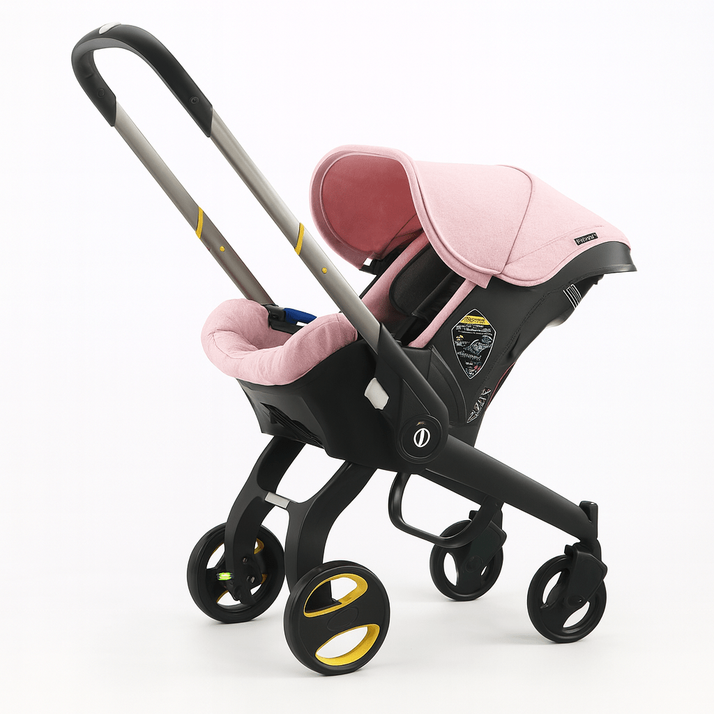 MildlyMama - Doona Nitro Black Car Seat & Stroller – All - in - One Infant Travel System, Converts from Car Seat to Stroller in Seconds Baby Strollers