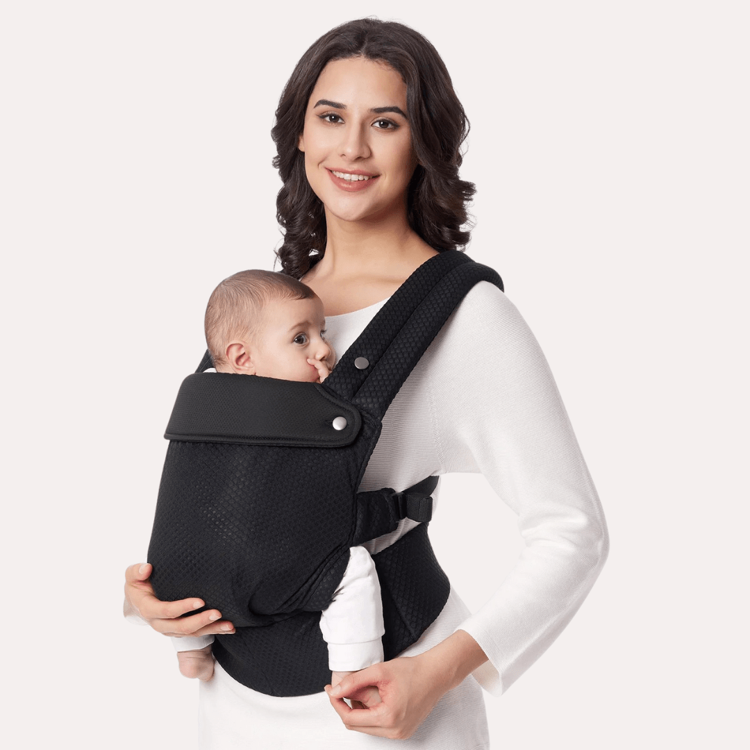MildlyMama - Ergonomic Baby Carrier for Newborns to Toddlers – Adjustable, Comfortable Design for Hands - Free Parenting Baby Carriers