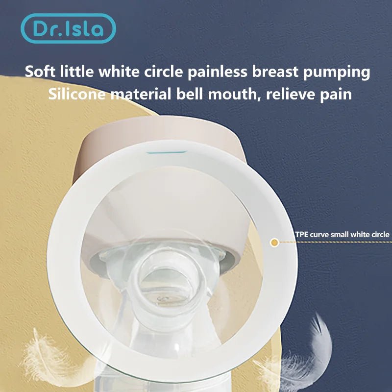 MildlyMama - Hands - Free Wearable Breast Pump – Silent, Comfortable, USB Rechargeable, 180ml Capacity, Adjustable Suction Levels, BPA - Free Silicone Breast Pumps