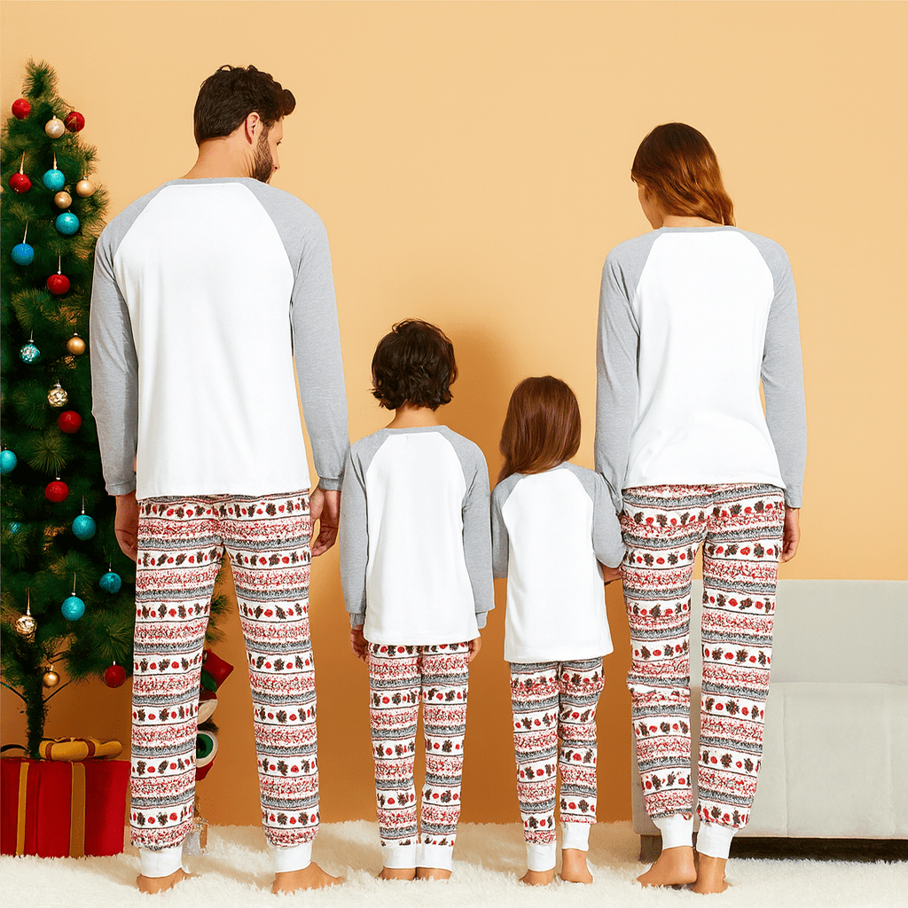 MildlyMama - Joyful Elk Family Matching Christmas Pajama Set – Cozy Holiday Sleepwear for Kids, Adults & Couples pajamas