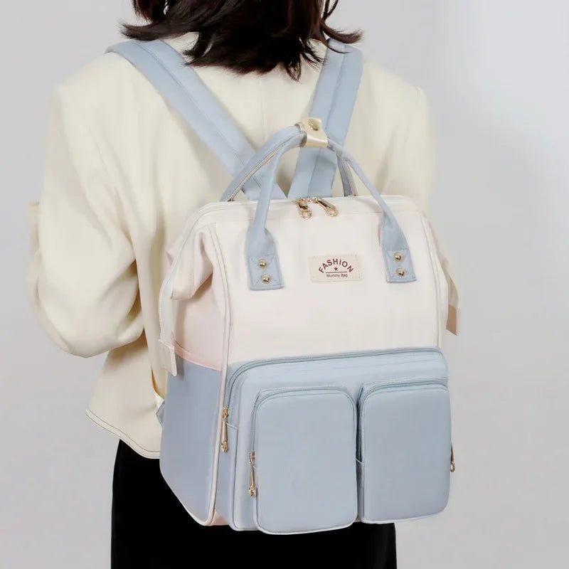 MildlyMama - Large Waterproof Diaper Bag Backpack – Stylish Baby Bag with Ample Storage for Travel and Daily Use Diaper Bags