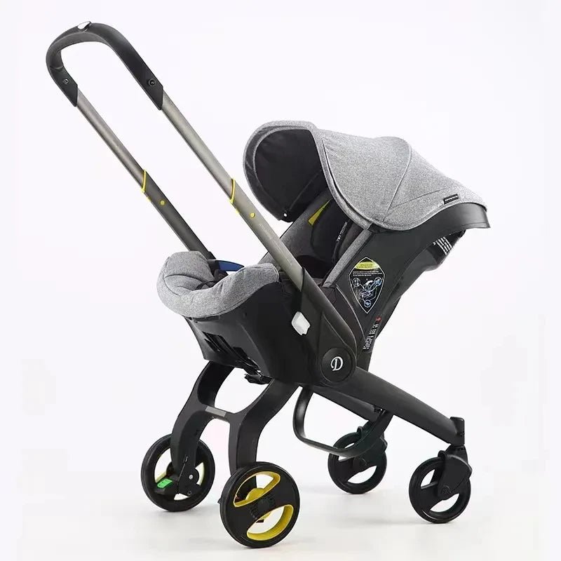 MildlyMama - Lightweight Baby Travel System with Stroller and Car Seat for Newborns – Easy Folding, Adjustable Canopy, Safety Harness Baby Strollers & Car Seats