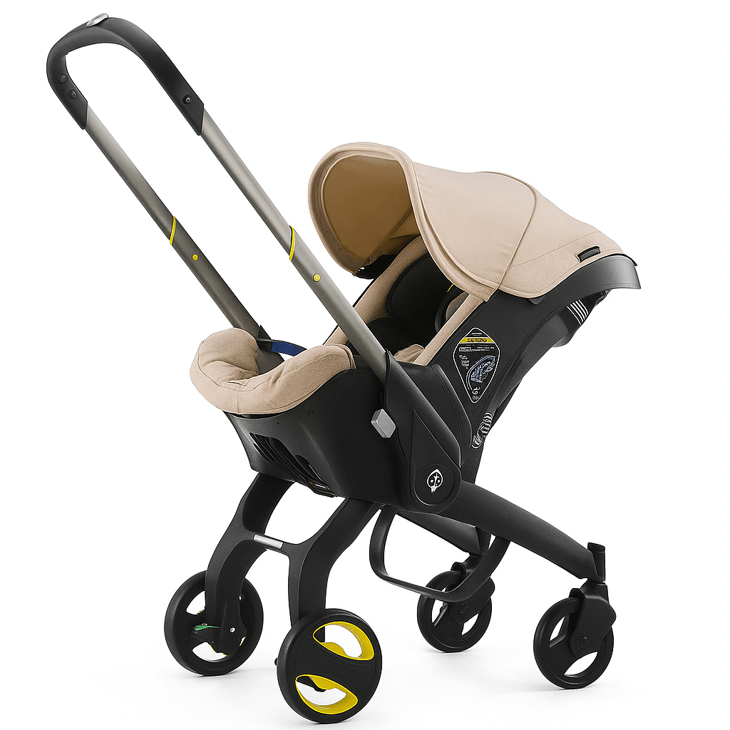 MildlyMama - Lightweight Baby Travel System with Stroller and Car Seat for Newborns – Easy Folding, Adjustable Canopy, Safety Harness Baby Strollers & Car Seats