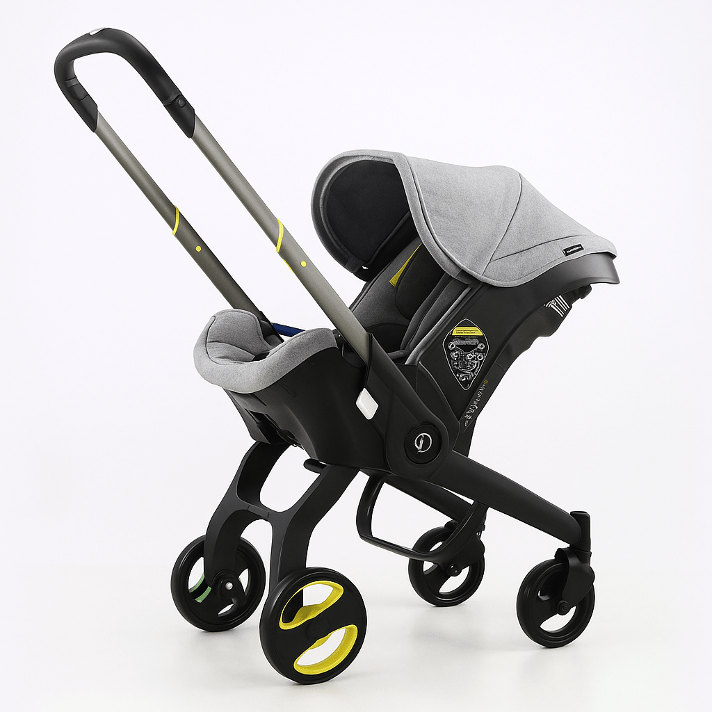 MildlyMama - Lightweight Baby Travel System with Stroller and Car Seat for Newborns – Easy Folding, Adjustable Canopy, Safety Harness Baby Strollers & Car Seats