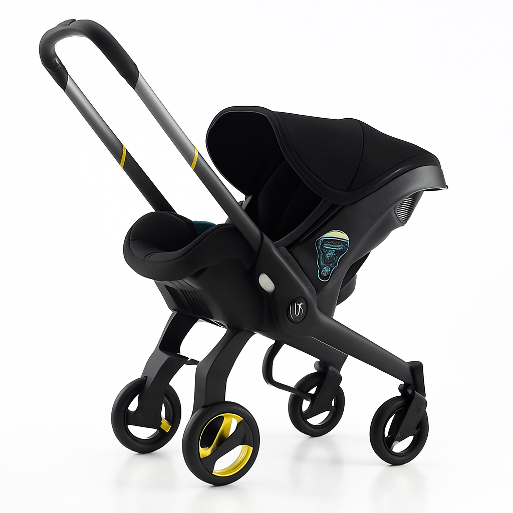 MildlyMama - Lightweight Baby Travel System with Stroller and Car Seat for Newborns – Easy Folding, Adjustable Canopy, Safety Harness Baby Strollers & Car Seats