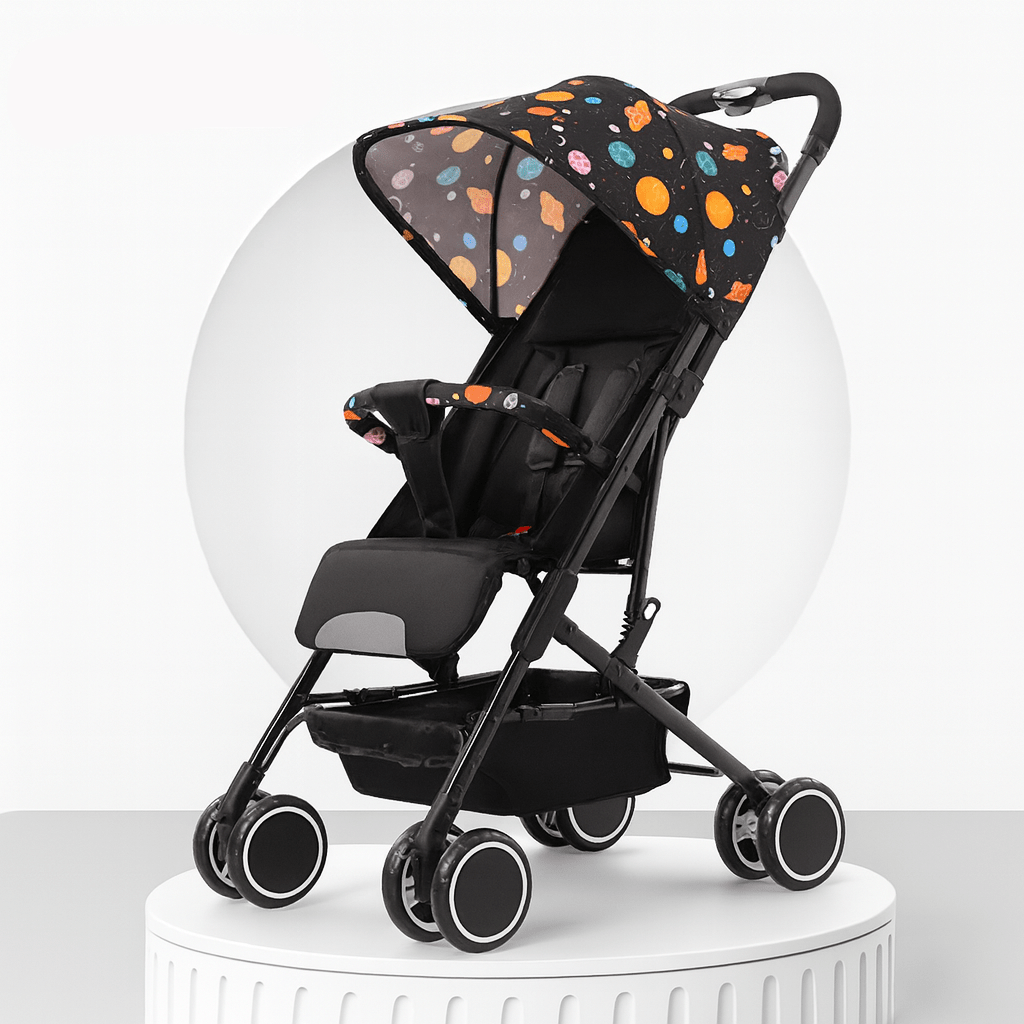 MildlyMama - Lightweight Foldable Baby Stroller for Air Travel with Sitting and Lying Functionality – Durable Carbon Steel Frame Baby Strollers