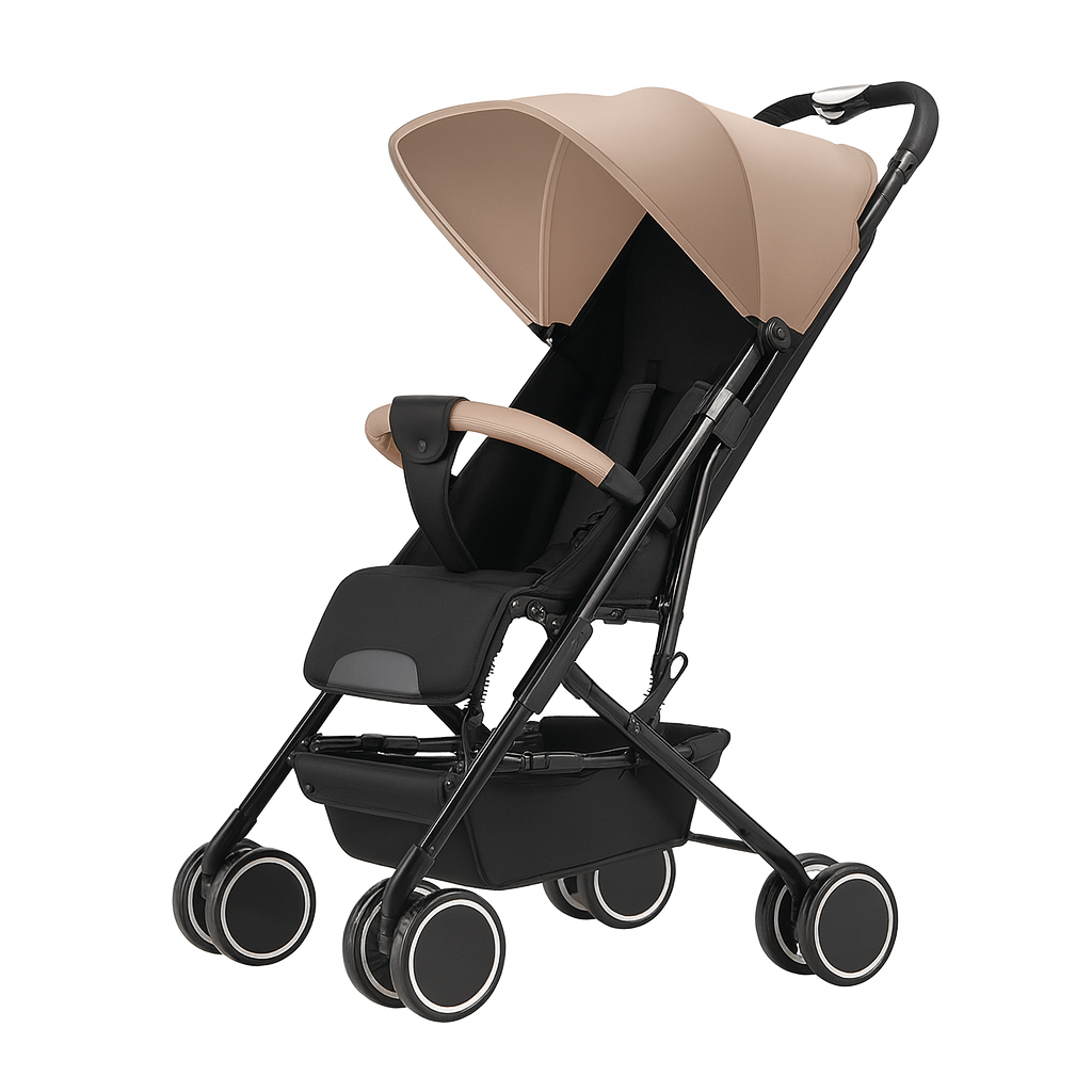 MildlyMama - Lightweight Foldable Baby Stroller for Air Travel with Sitting and Lying Functionality – Durable Carbon Steel Frame Baby Strollers