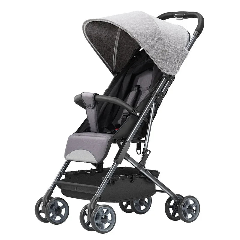 MildlyMama - Lightweight Foldable Baby Stroller for Air Travel with Sitting and Lying Functionality – Durable Carbon Steel Frame Baby Strollers