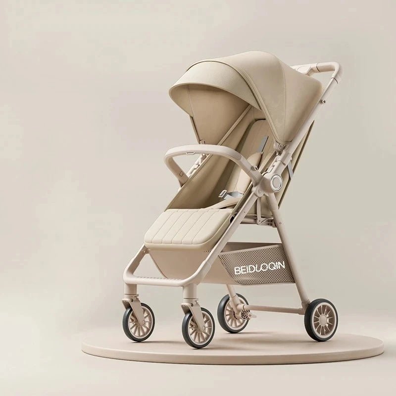 MildlyMama - Lightweight Foldable Baby Stroller with High View, Adjustable Recline, Shock Absorption, Compact Design for Infants and Toddlers Baby Strollers