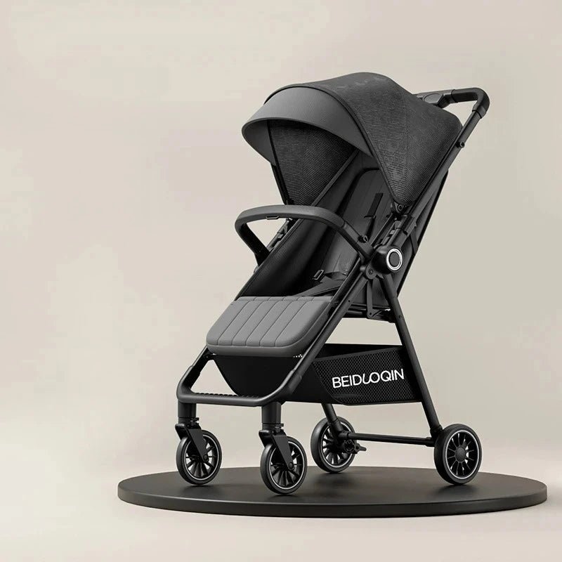 MildlyMama - Lightweight Foldable Baby Stroller with High View, Adjustable Recline, Shock Absorption, Compact Design for Infants and Toddlers Baby Strollers