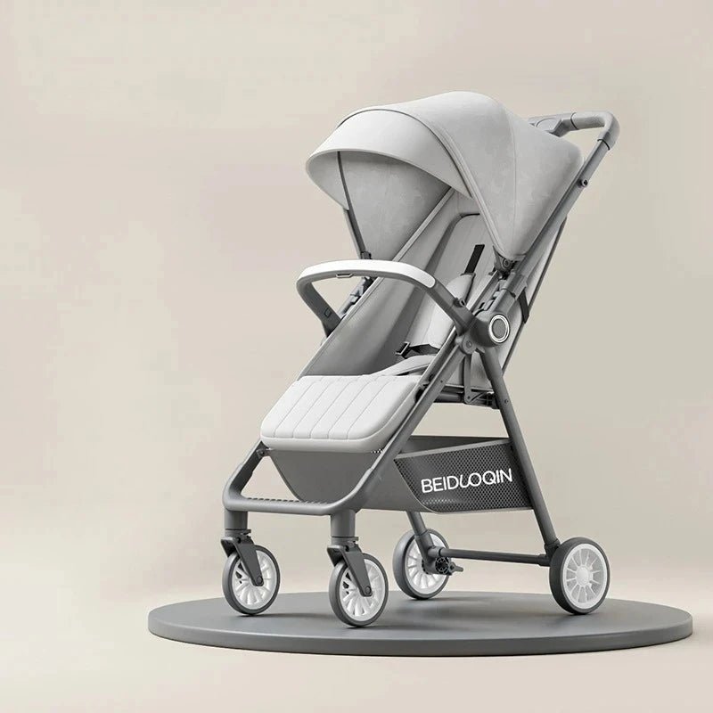 MildlyMama - Lightweight Foldable Baby Stroller with High View, Adjustable Recline, Shock Absorption, Compact Design for Infants and Toddlers Baby Strollers