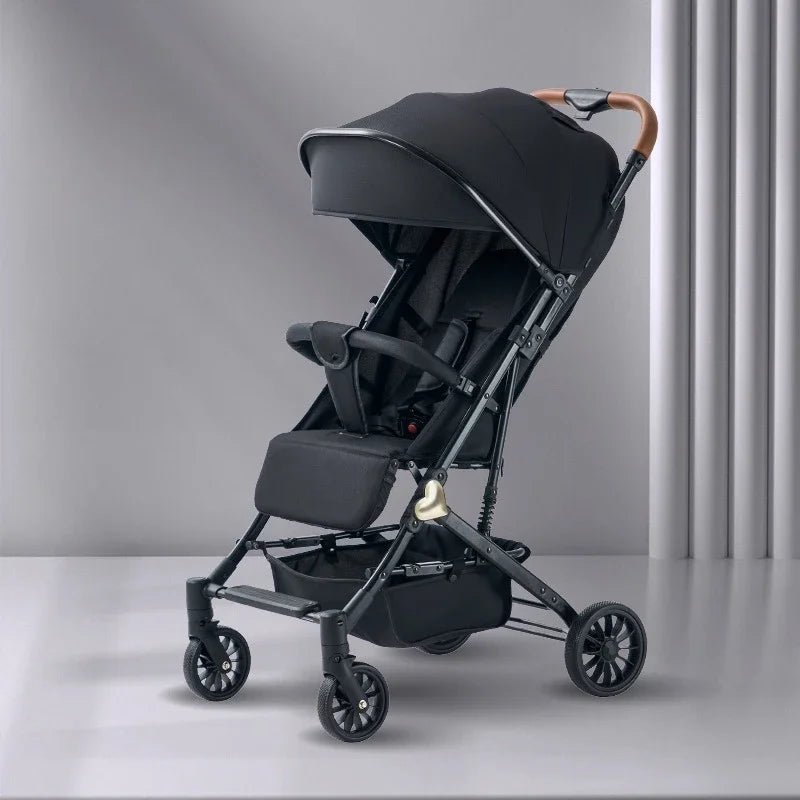 MildlyMama - Lightweight Portable Baby Stroller with Four - Wheel Stability – Versatile for Sitting or Lying Down, Easy to Fold and Store Baby Strollers
