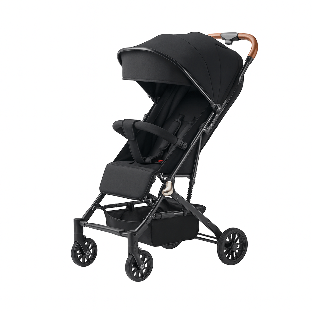 MildlyMama - Lightweight Portable Baby Stroller with Four - Wheel Stability – Versatile for Sitting or Lying Down, Easy to Fold and Store Baby Strollers