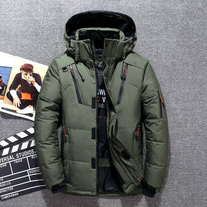 MildlyMama - Men's Insulated Winter Parka - Waterproof, Windproof Jacket For Extreme Cold Weather
