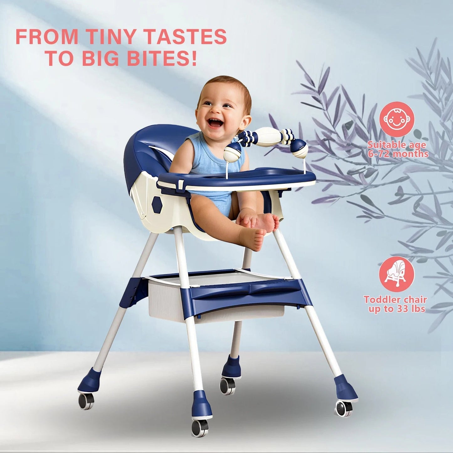 Multifunctional Foldable Baby Dining Chair – Portable Space-Saving Design for Infants and Toddlers Baby & Toddler Furniture - MildlyMama
