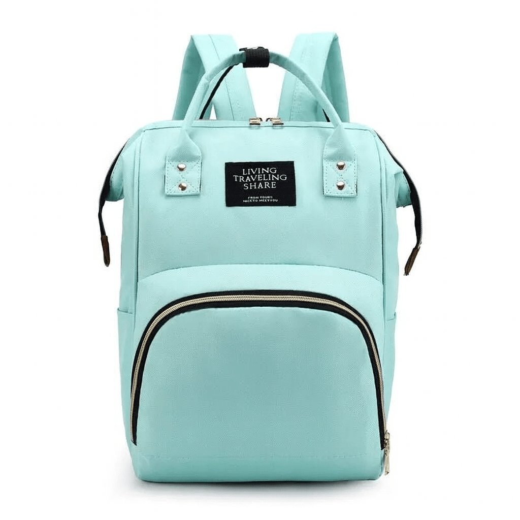 MildlyMama - Multifunctional Waterproof Diaper Bag Backpack for Baby Essentials – Large Capacity Green Travel Bag Diaper Bags