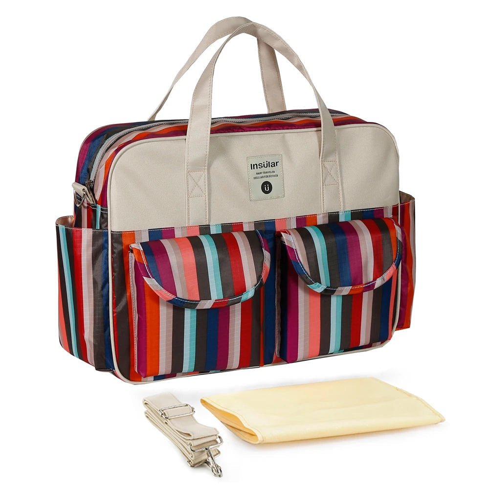 MildlyMama - Stylish Diaper Bag Backpack with Smart Storage, Waterproof Design, and Insulated Bottle Pockets for Modern Moms Diaper Bags