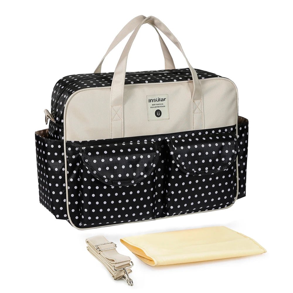 MildlyMama - Stylish Diaper Bag Backpack with Smart Storage, Waterproof Design, and Insulated Bottle Pockets for Modern Moms Diaper Bags