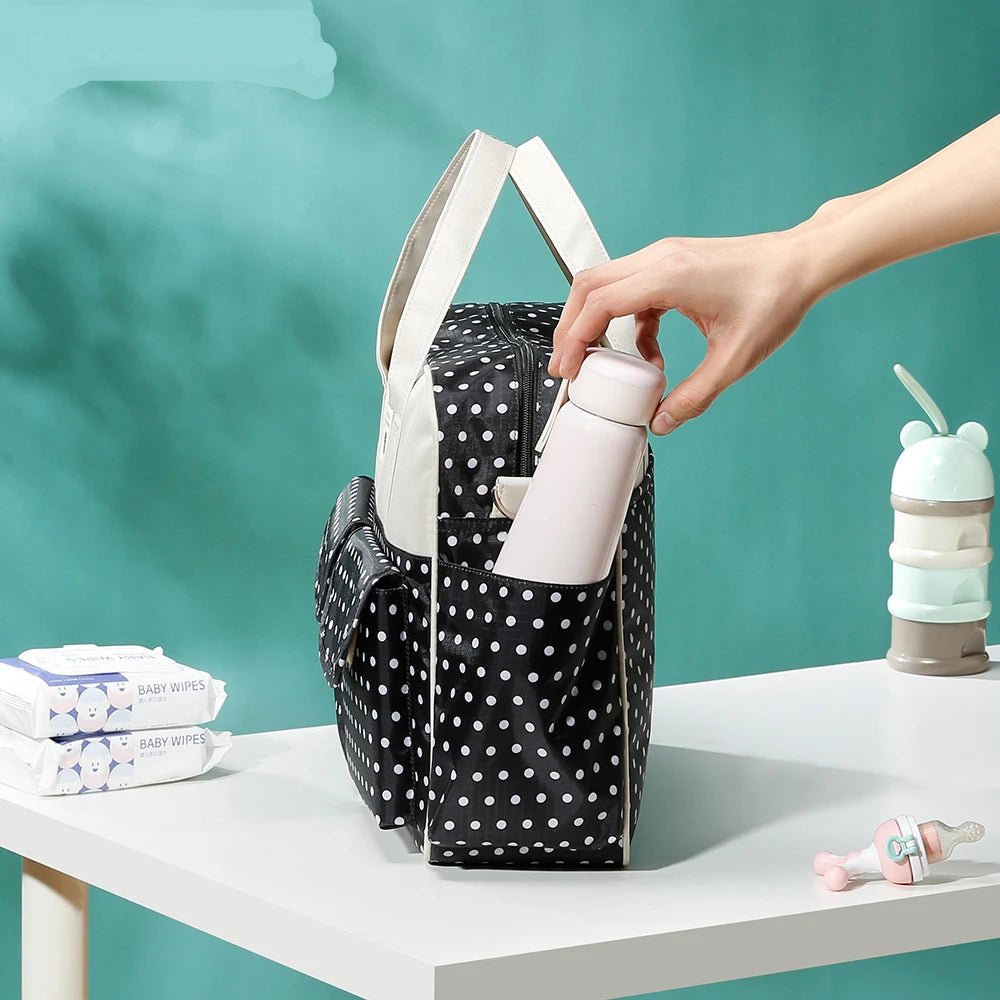 MildlyMama - Stylish Diaper Bag Backpack with Smart Storage, Waterproof Design, and Insulated Bottle Pockets for Modern Moms Diaper Bags