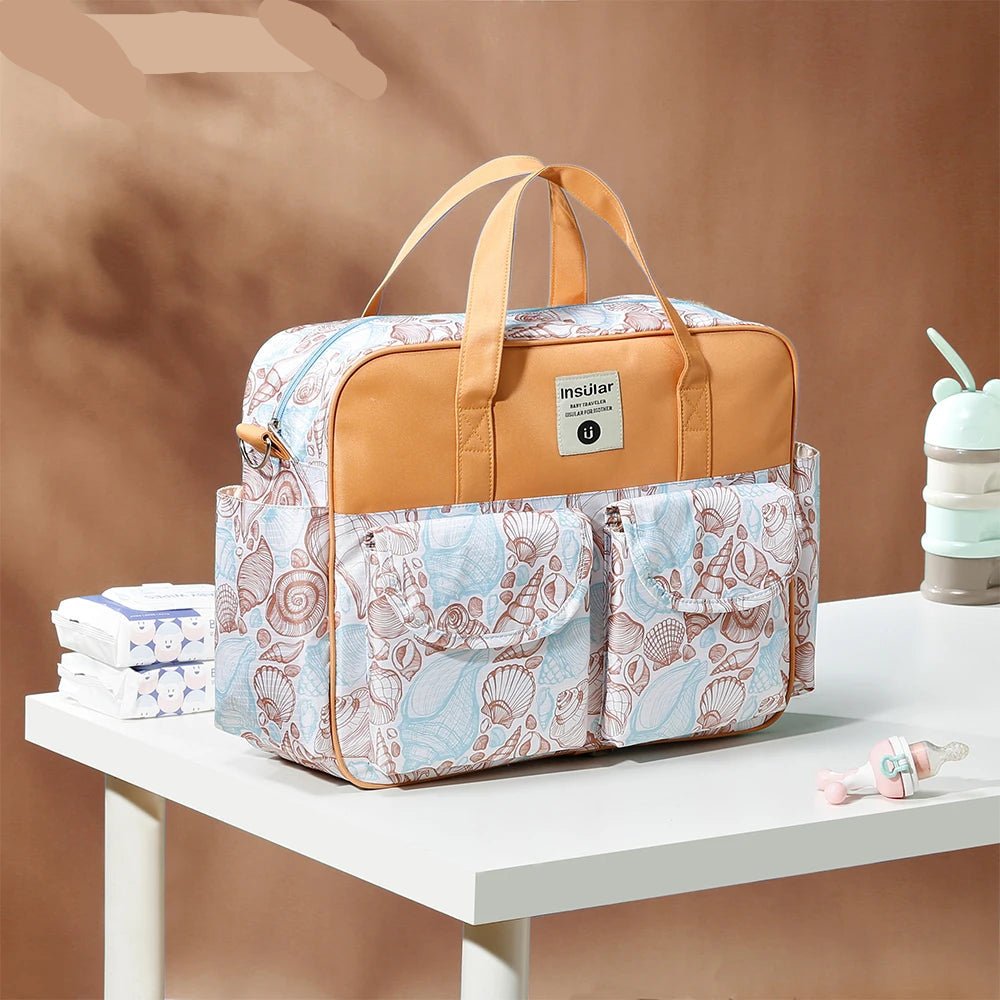 MildlyMama - Stylish Diaper Bag Backpack with Smart Storage, Waterproof Design, and Insulated Bottle Pockets for Modern Moms Diaper Bags