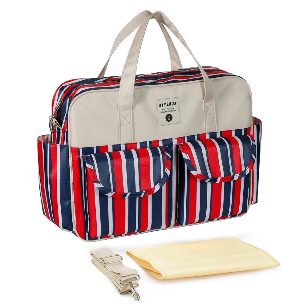 MildlyMama - Stylish Diaper Bag Backpack with Smart Storage, Waterproof Design, and Insulated Bottle Pockets for Modern Moms Diaper Bags