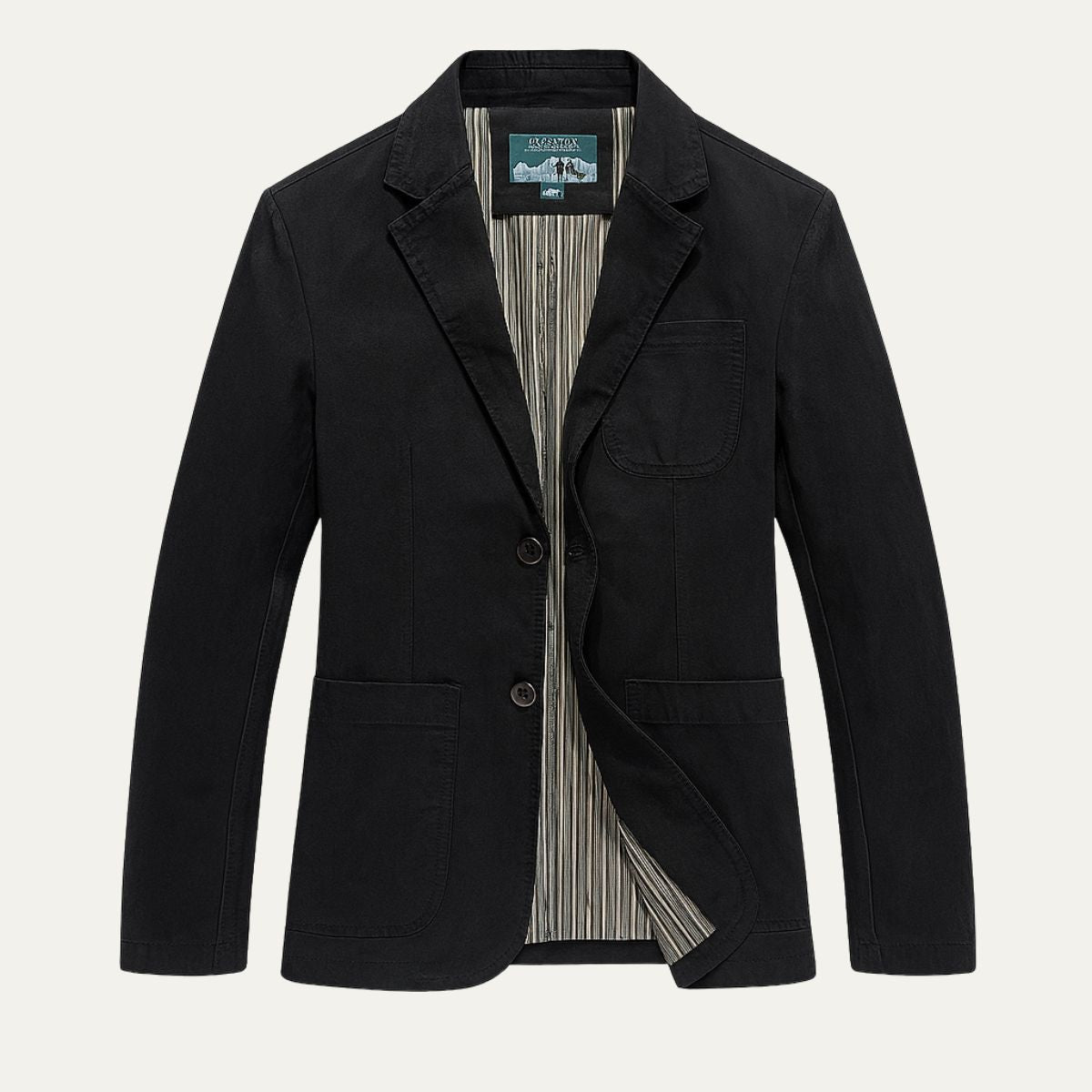 MildlyMama - The Reykjavik Men’s Cotton Blazer Style Windbreaker with Pockets