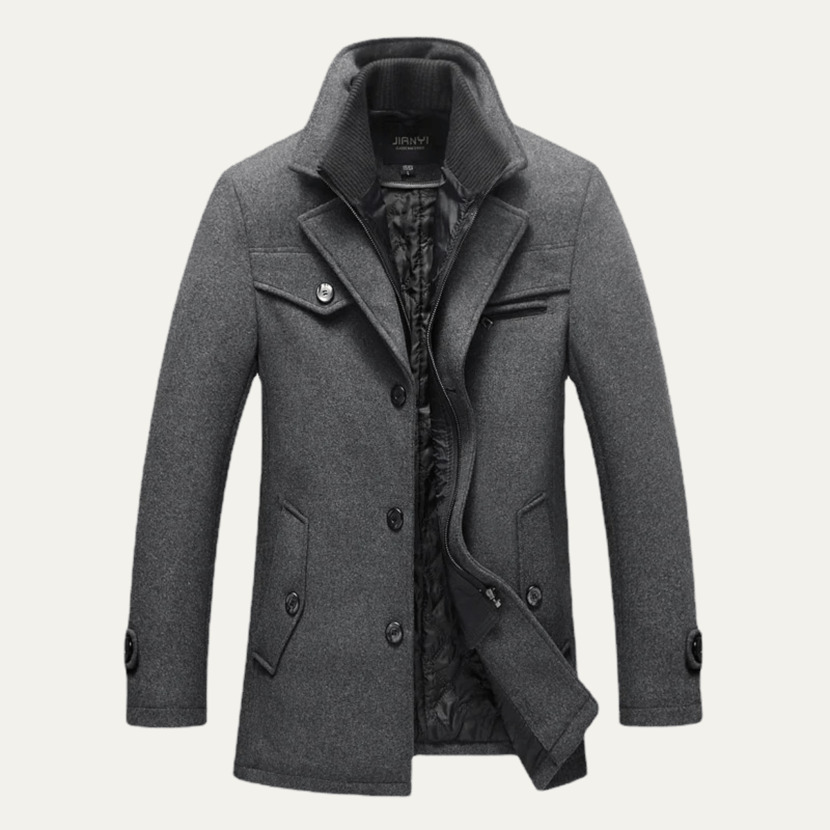 MildlyMama - The Stonemont Men’s Smart Casual Wool Blend Winter Coat