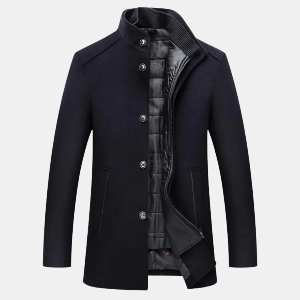 MildlyMama - The Vienna Wool Coat – Men’s Classic Winter Overcoat