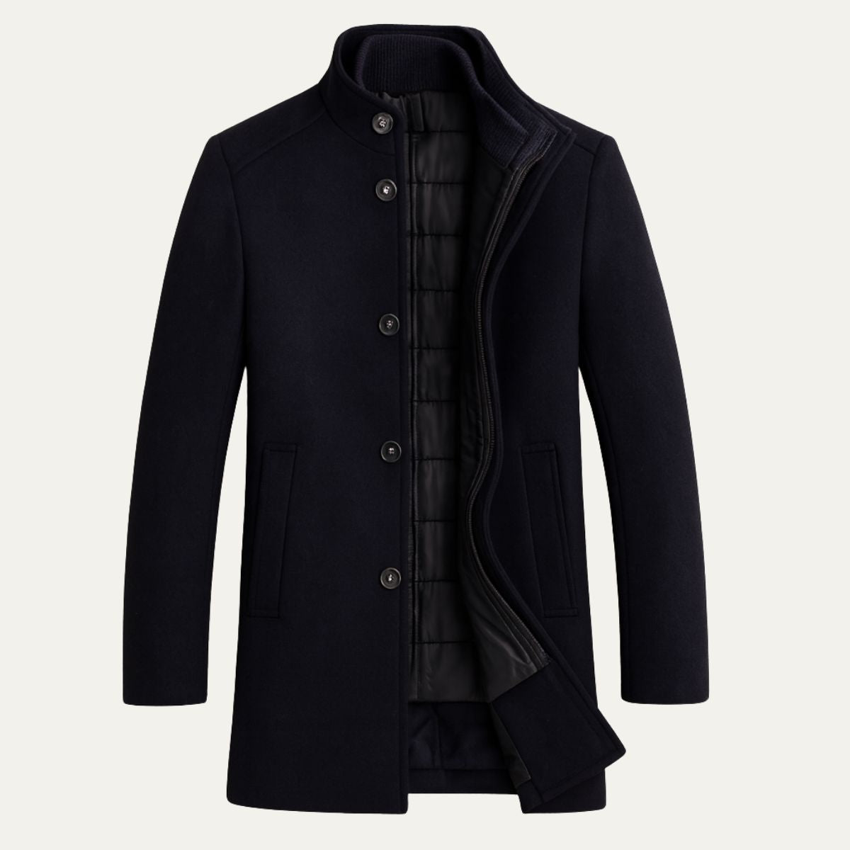 MildlyMama - The Vienna Wool Coat – Men’s Classic Winter Overcoat
