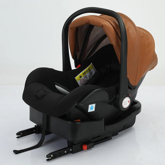 MildlyMama - 3 - in - 1 Baby Stroller Travel System with Isofix Car Seat Base – Foldable, Reversible & Safe for Newborns to Toddlers Baby Strollers & Accessories