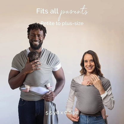 MildlyMama - 4 - in - 1 Cotton Baby Carrier Wrap for Newborns to Toddlers – Soft and Comfortable Sling for Hands - Free Parenting (0 - 36 Months) Baby Carriers