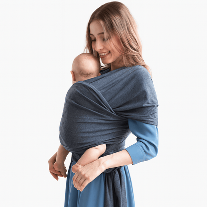 MildlyMama - 4 - in - 1 Cotton Baby Carrier Wrap for Newborns to Toddlers – Soft and Comfortable Sling for Hands - Free Parenting (0 - 36 Months) Baby Carriers