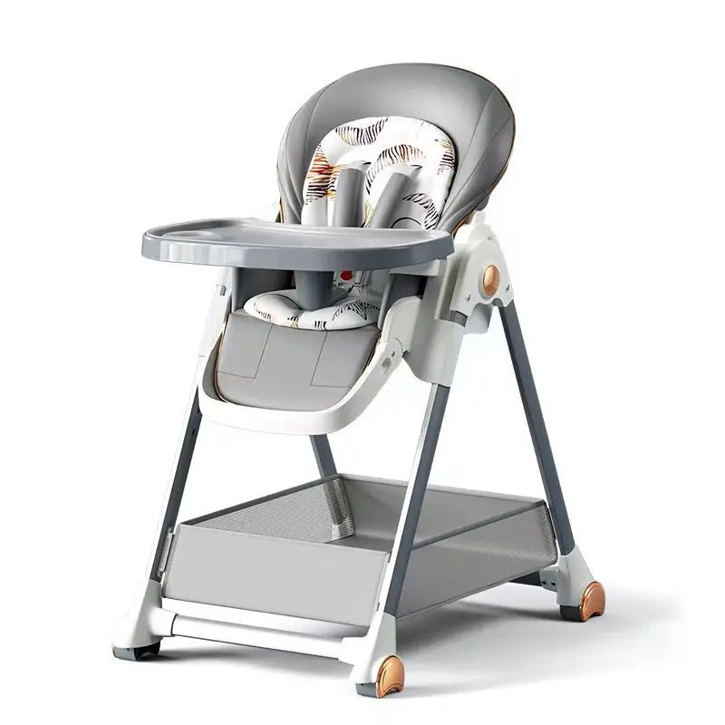 MildlyMama - 6 - in - 1 Convertible Baby Highchair with Adjustable Height, Removable Tray, and Space - Saving Design - Perfect for Infants to Toddlers High Chairs