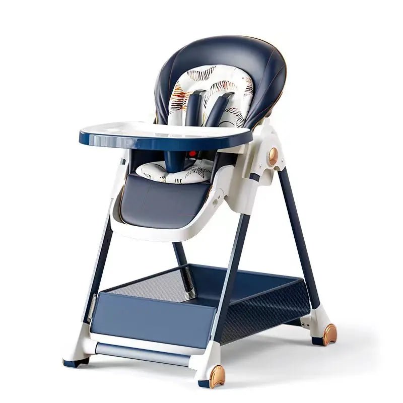 MildlyMama - 6 - in - 1 Convertible Baby Highchair with Adjustable Height, Removable Tray, and Space - Saving Design - Perfect for Infants to Toddlers High Chairs
