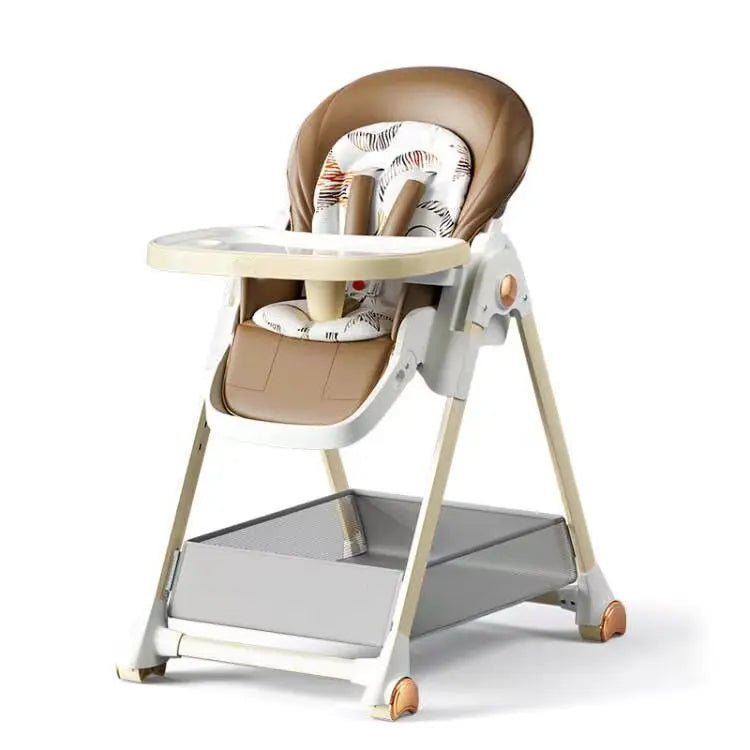 MildlyMama - 6 - in - 1 Convertible Baby Highchair with Adjustable Height, Removable Tray, and Space - Saving Design - Perfect for Infants to Toddlers High Chairs