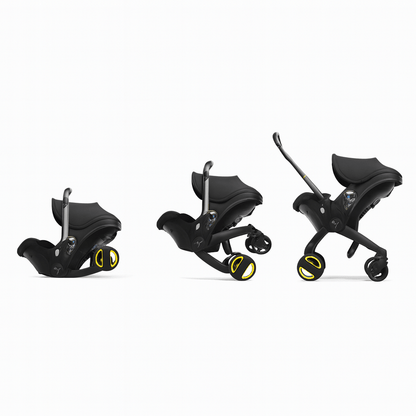 MildlyMama - Convertible Nitro Black Car Seat & Stroller – Converts from Car Seat to Stroller in Seconds - Inspired by Doona’s Design Baby Strollers