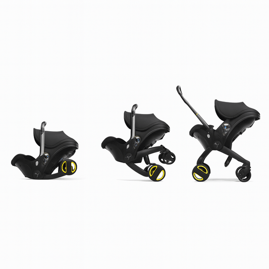 MildlyMama - Convertible Nitro Black Car Seat & Stroller – Converts from Car Seat to Stroller in Seconds - Inspired by Doona’s Design Baby Strollers
