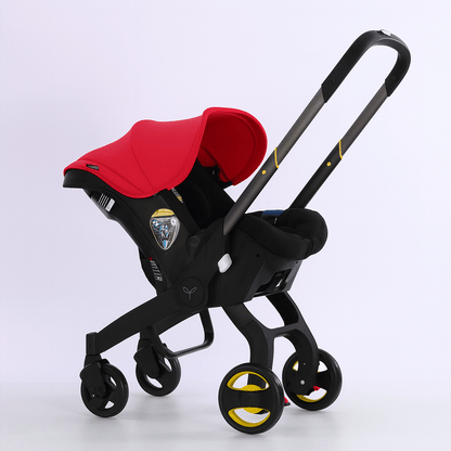 MildlyMama - Convertible Nitro Black Car Seat & Stroller – Converts from Car Seat to Stroller in Seconds - Inspired by Doona’s Design Baby Strollers