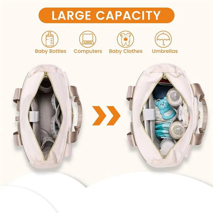 MildlyMama - Diaper Bag Backpack - Waterproof, Large Capacity, 6 - in - 1 Design for Parents - Mummy Bag Diaper Bags