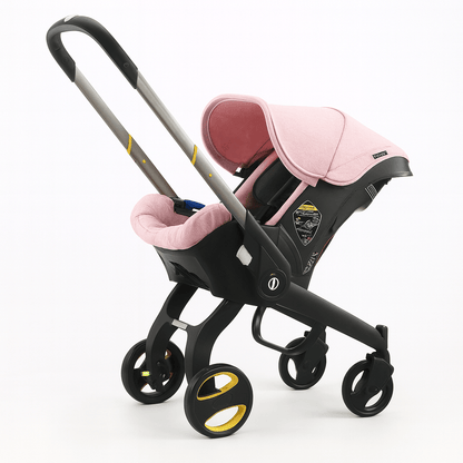MildlyMama - Doona Nitro Black Car Seat & Stroller – All - in - One Infant Travel System, Converts from Car Seat to Stroller in Seconds Baby Strollers