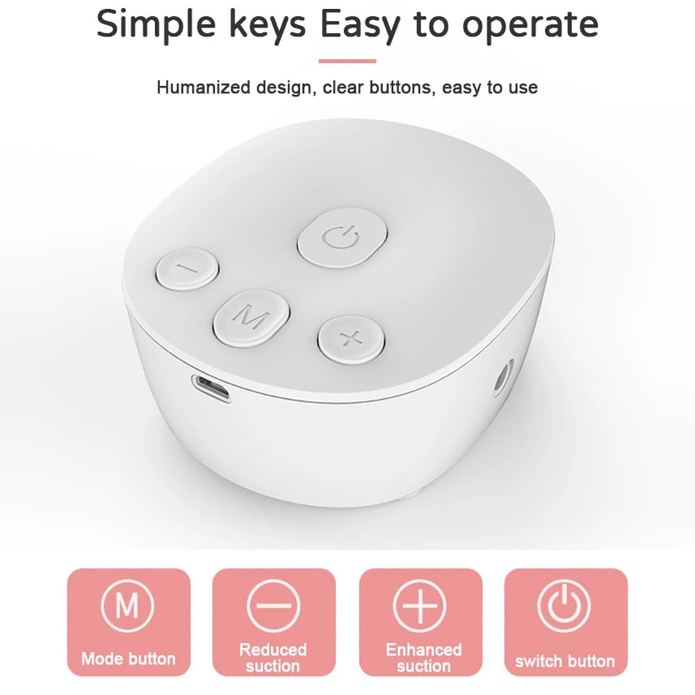 MildlyMama - Double Hands - Free Wearable Breast Pump – Silent, Wireless, Discreet with Rechargeable Battery and Multiple Suction Modes Breast Pumps
