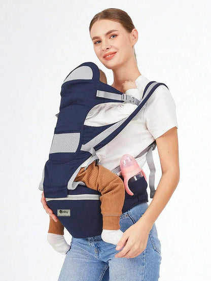 MildlyMama - Ergonomic Baby Carrier with Hip Seat for Newborns and Toddlers – Soft, Breathable Fabric, Adjustable for All - Day Comfort Baby Carriers
