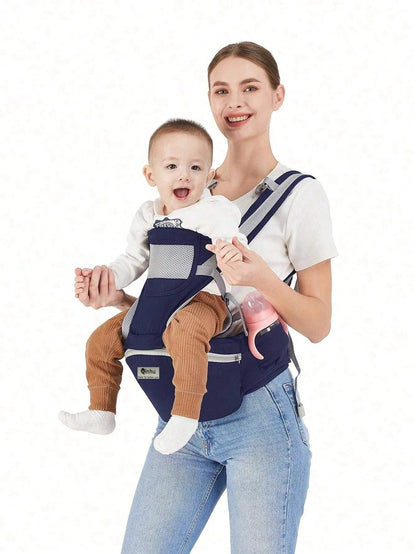 MildlyMama - Ergonomic Baby Carrier with Hip Seat for Newborns and Toddlers – Soft, Breathable Fabric, Adjustable for All - Day Comfort Baby Carriers
