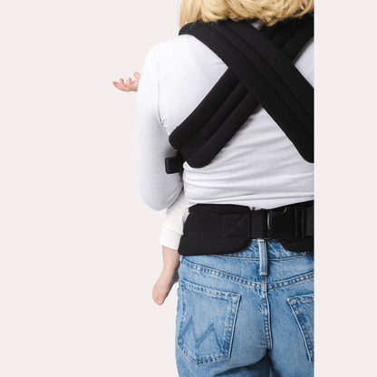 MildlyMama - Ergonomic Black Baby Carrier for Newborns to Toddlers – Comfortable, Breathable, Versatile Design with Multiple Carrying Positions Baby Carriers
